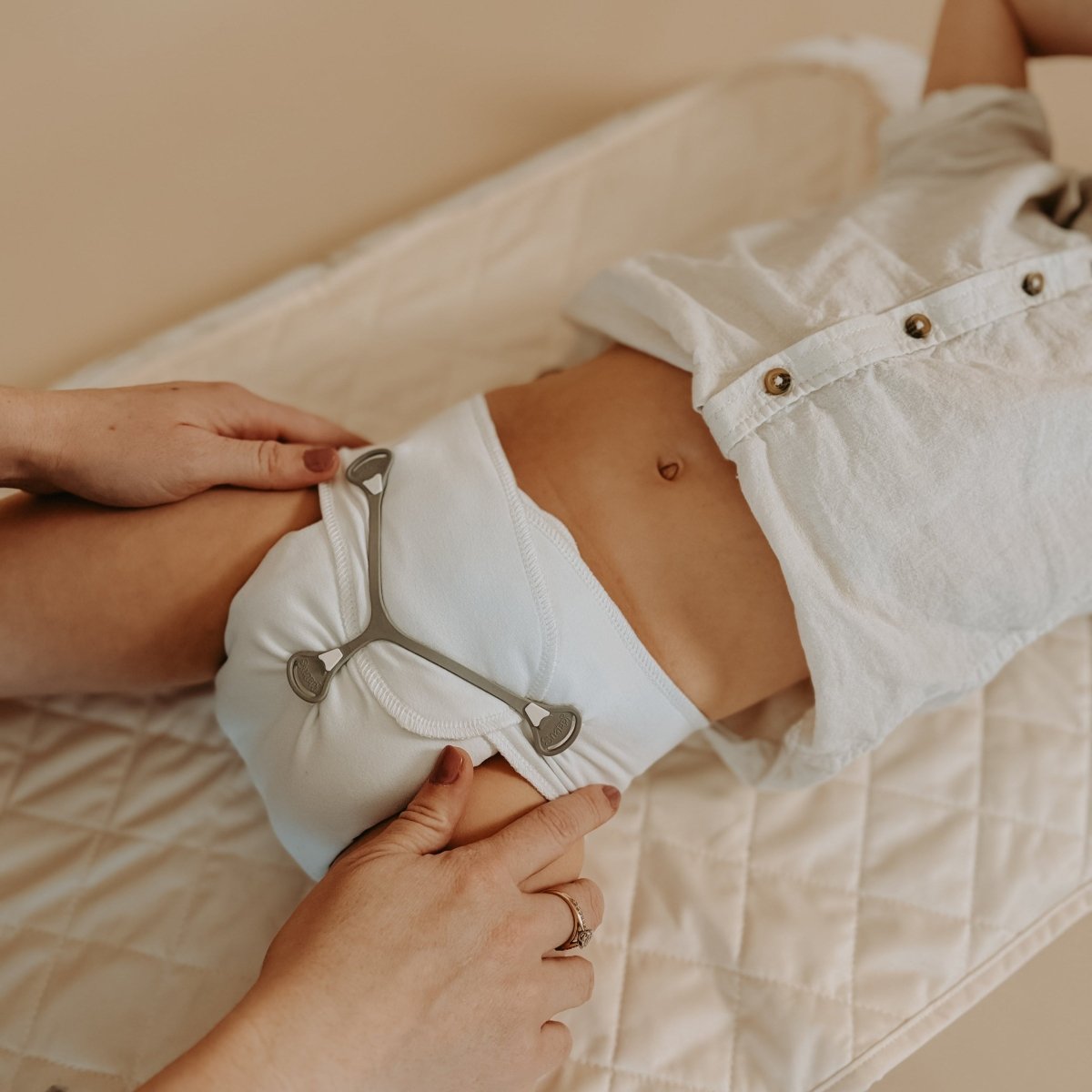 One - Size Organic Cotton Preflat - Mimi & Co