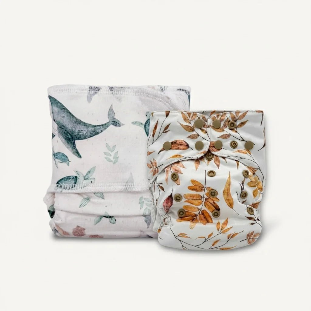 One - Size Preflat Bundle + Wipeable Covers - Mimi & Co