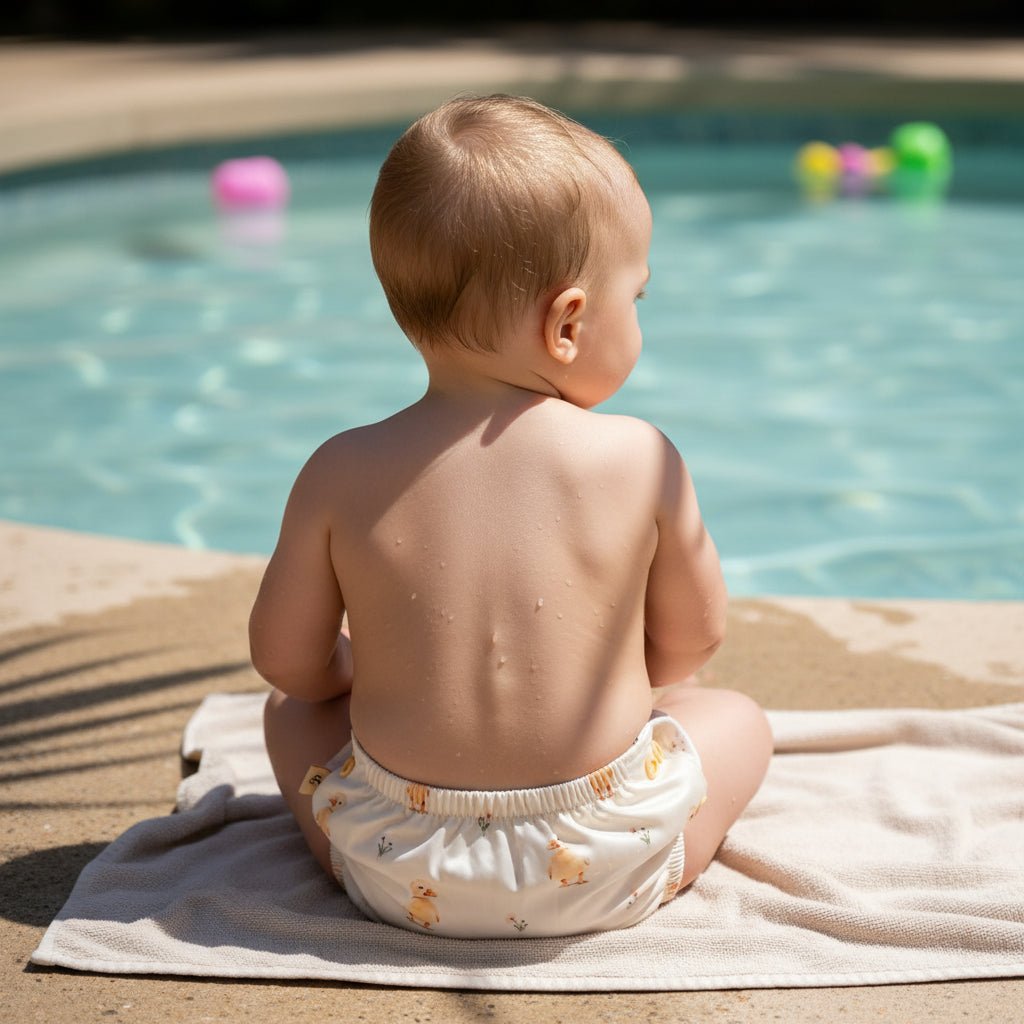 One - Size Reusable Mimi® Swim Nappy | Baby Duck - Mimi & Co