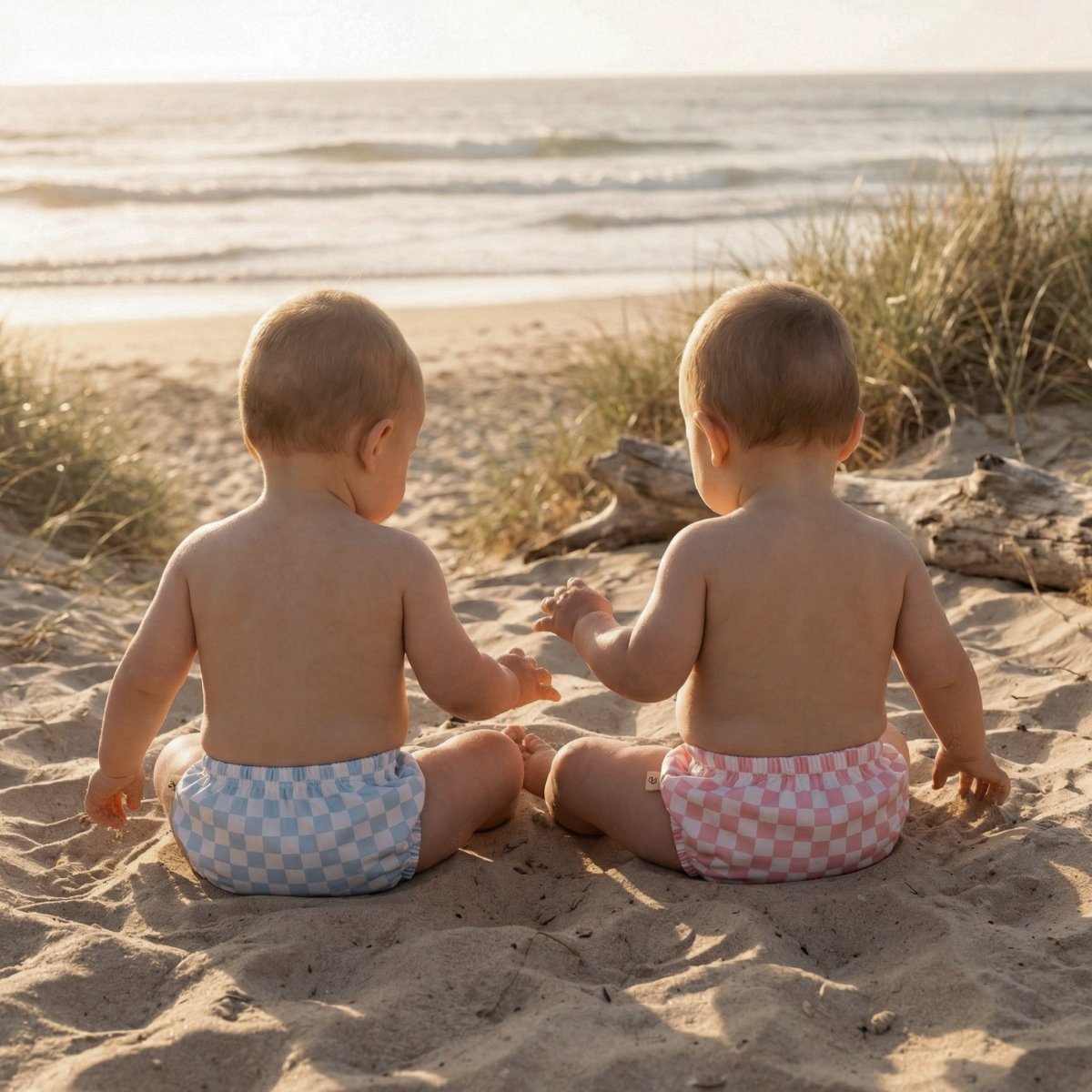One - Size Reusable Mimi® Swim Nappy | Blue Dusk [Ships 14th March] - Mimi & Co