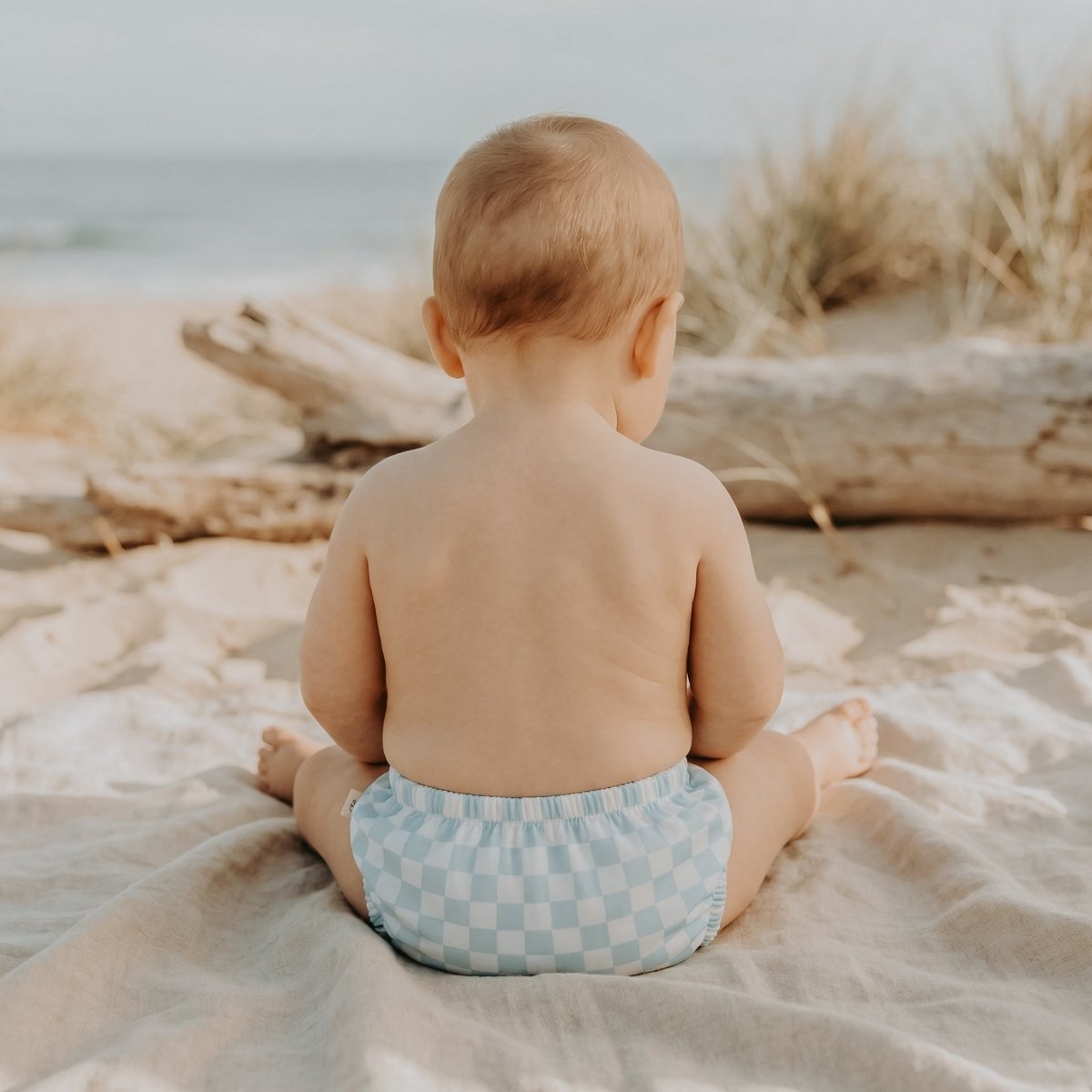One - Size Reusable Mimi® Swim Nappy | Blue Dusk [Ships 14th March] - Mimi & Co