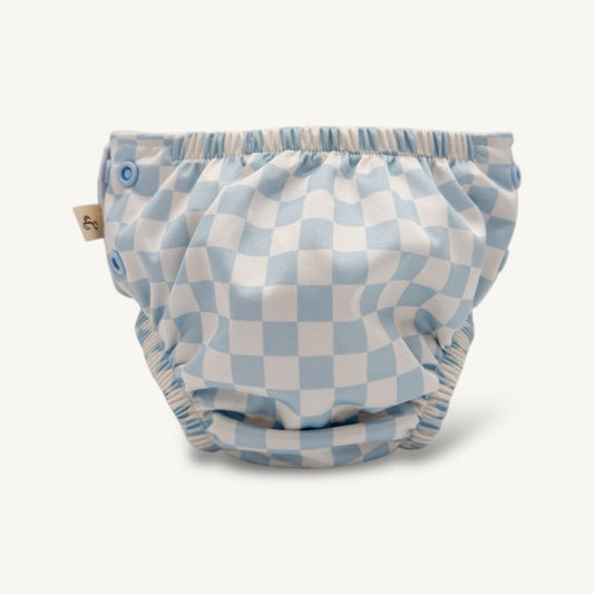 One - Size Reusable Mimi® Swim Nappy | Blue Dusk [Ships 14th March] - Mimi & Co