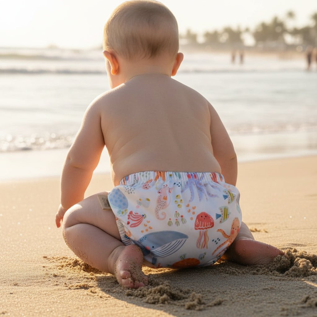 One - Size Reusable Mimi® Swim Nappy | Jelly [Feb Preorder] - Mimi & Co