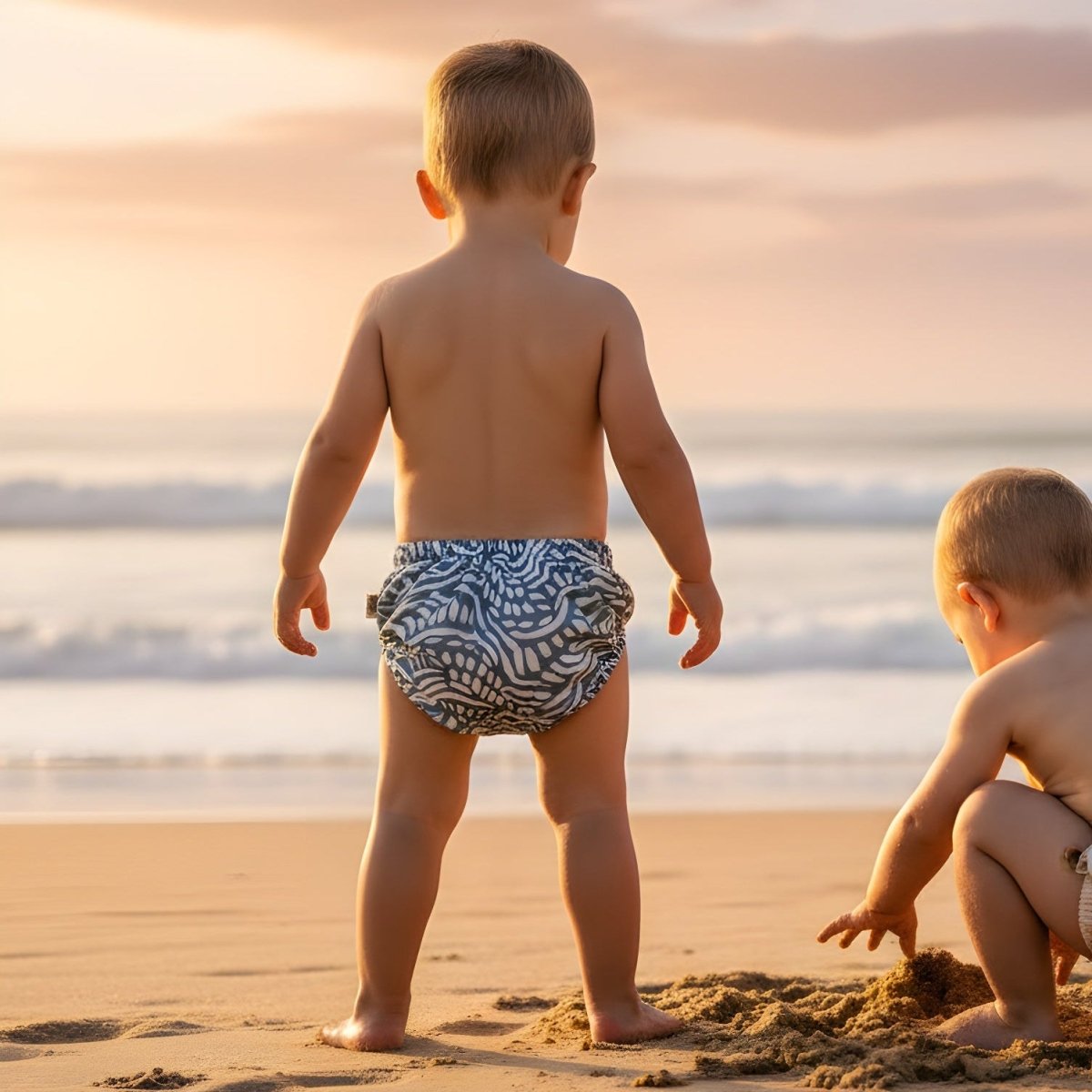One - Size Reusable Mimi® Swim Nappy | Sea Drifter [Feb Preorder] - Mimi & Co