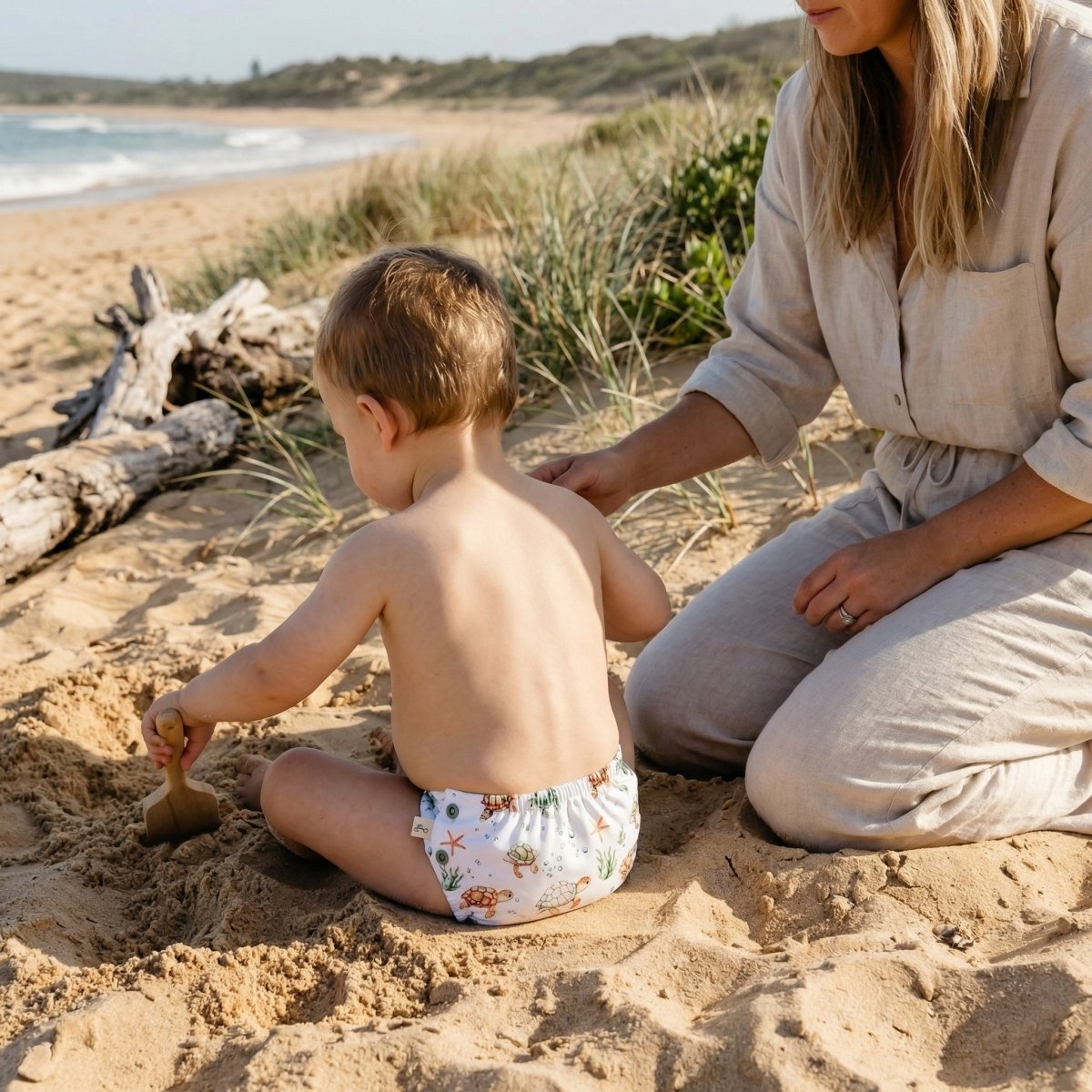 One - Size Reusable Mimi® Swim Nappy | Turdles [Ships 14th March] - Mimi & Co