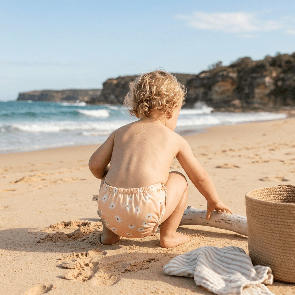 One - Size Reusable Mimi® Swim Nappy | Willow [Ships Mid May] - Mimi & Co