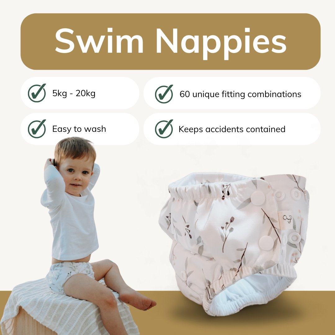 One - Size Reusable Swim Nappy - Mimi & Co