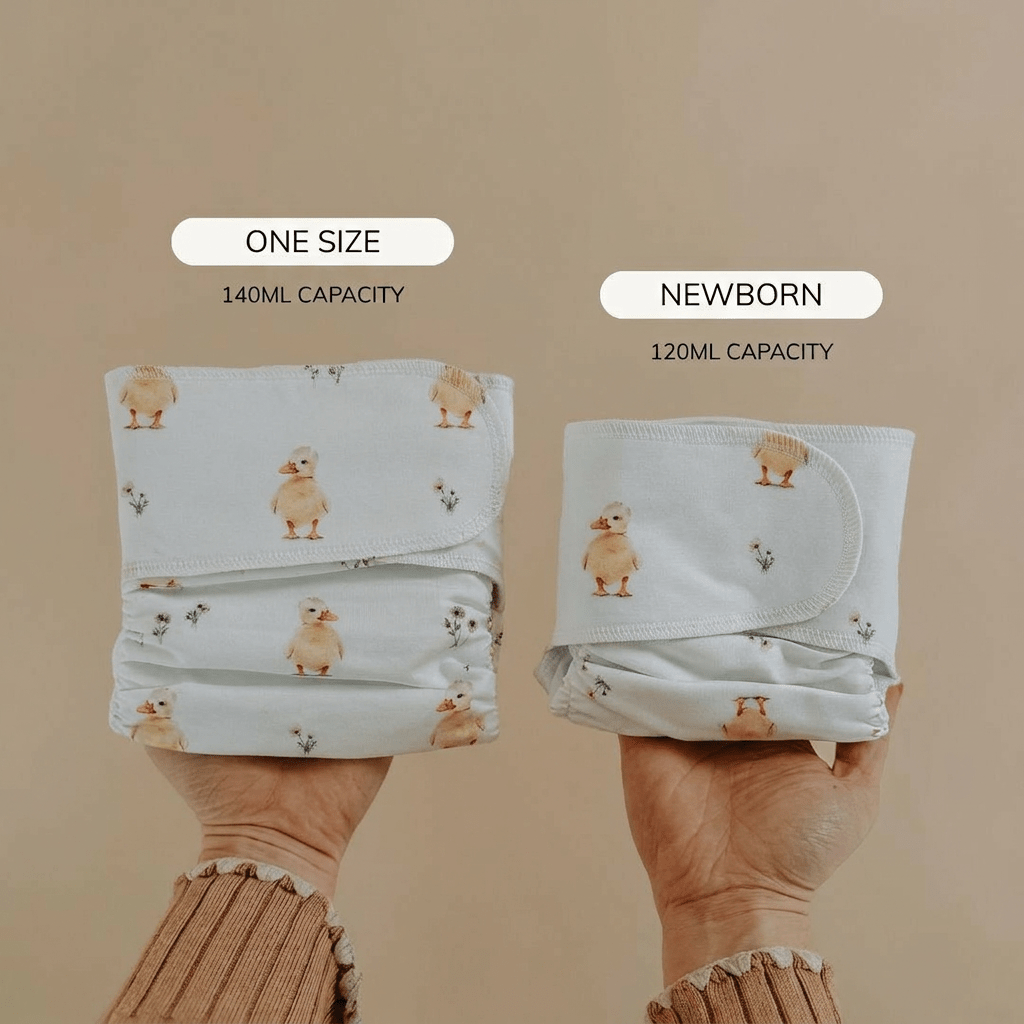 One - Size Stretchy Cotton Preflat | Baby Duck - Mimi & Co