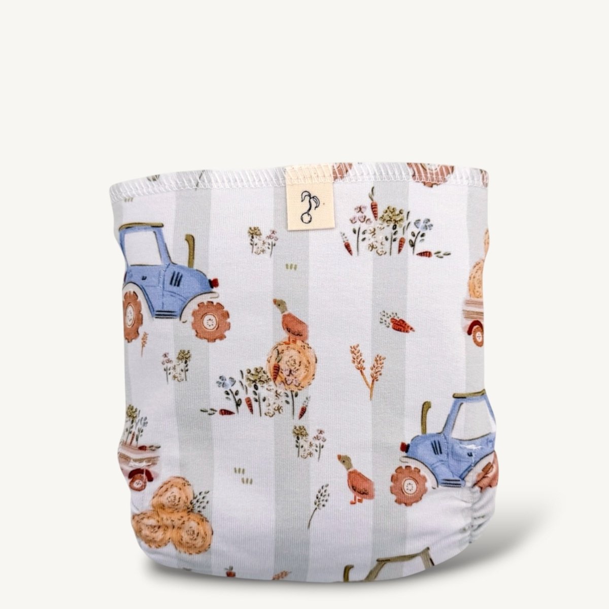 One - Size Stretchy Cotton Preflat | Tractor - Mimi & Co
