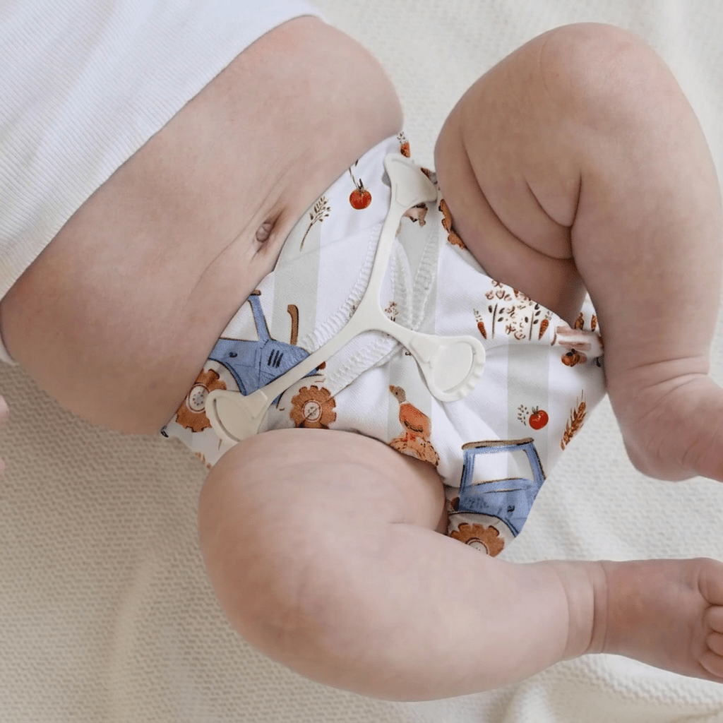 One - Size Stretchy Cotton Preflat | Tractor - Mimi & Co