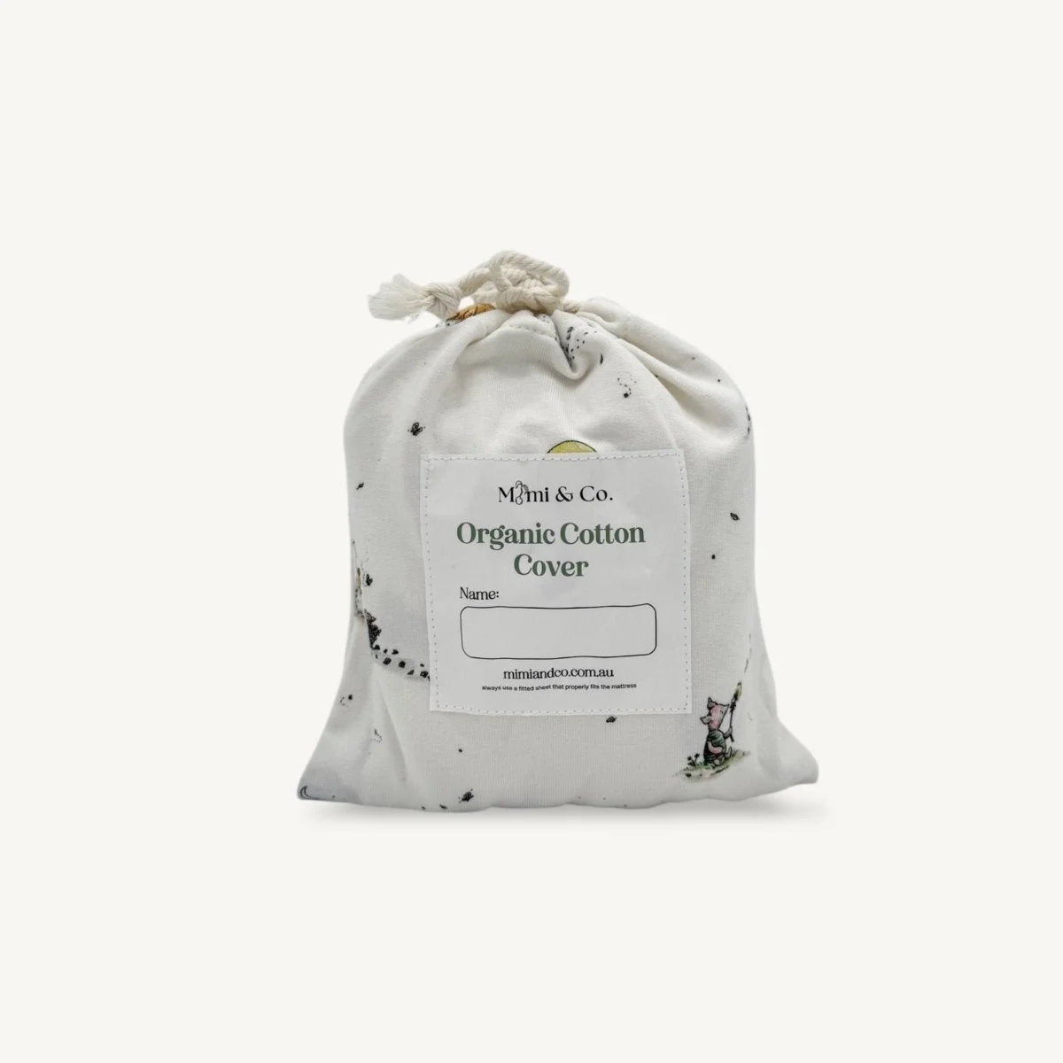 Organic Cotton Jersey Bassinet Sheet | Poo [PreOrder] - Mimi & Co
