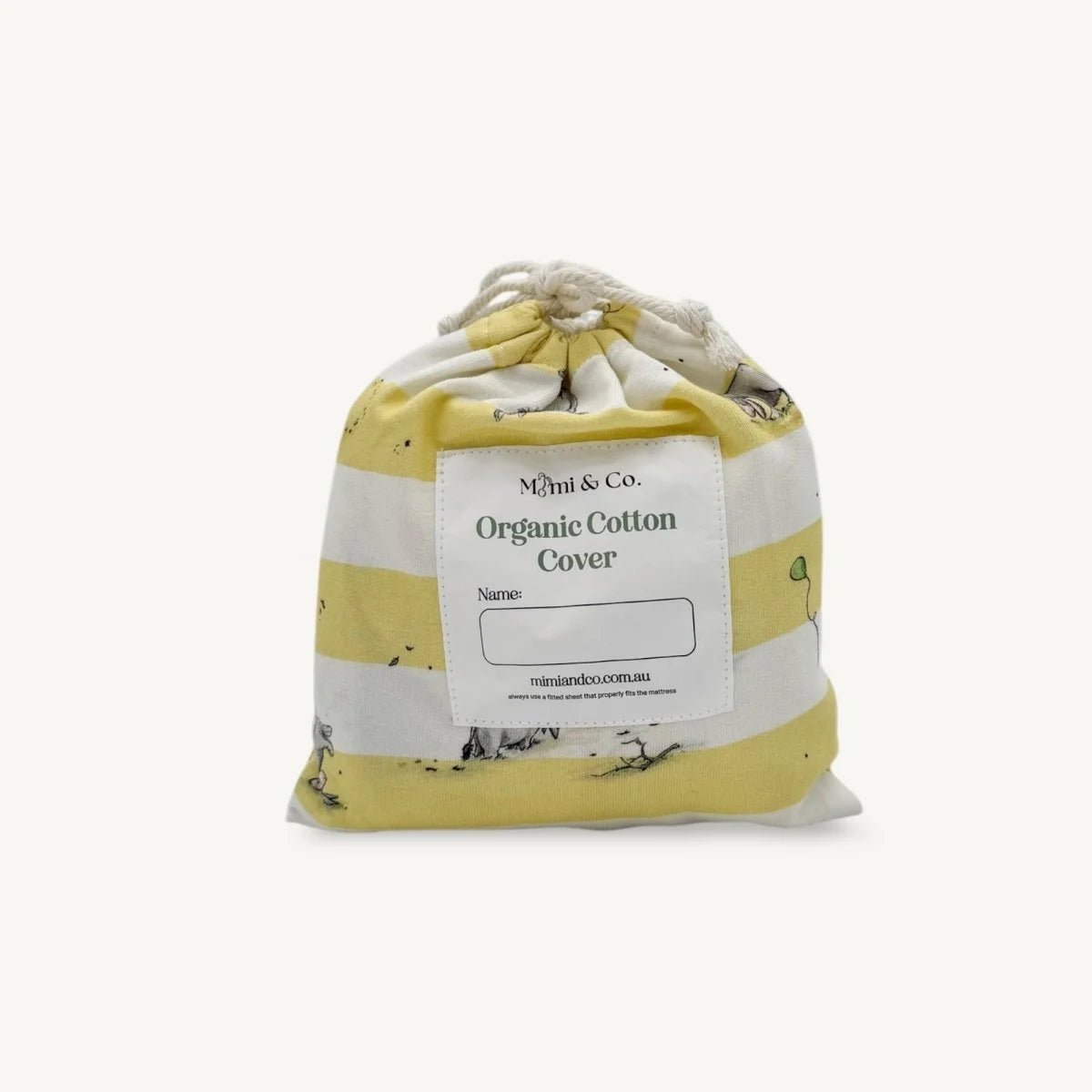 Organic Cotton Jersey Bassinet Sheet | Stripe [PreOrder] - Mimi & Co