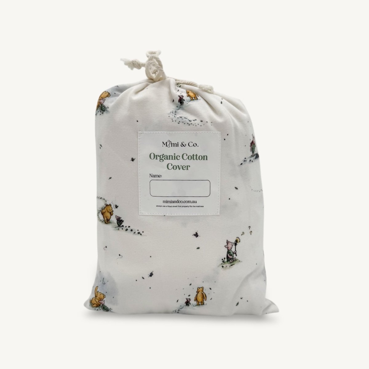 Organic Cotton Jersey Cot Sheet | Poo - Mimi & Co