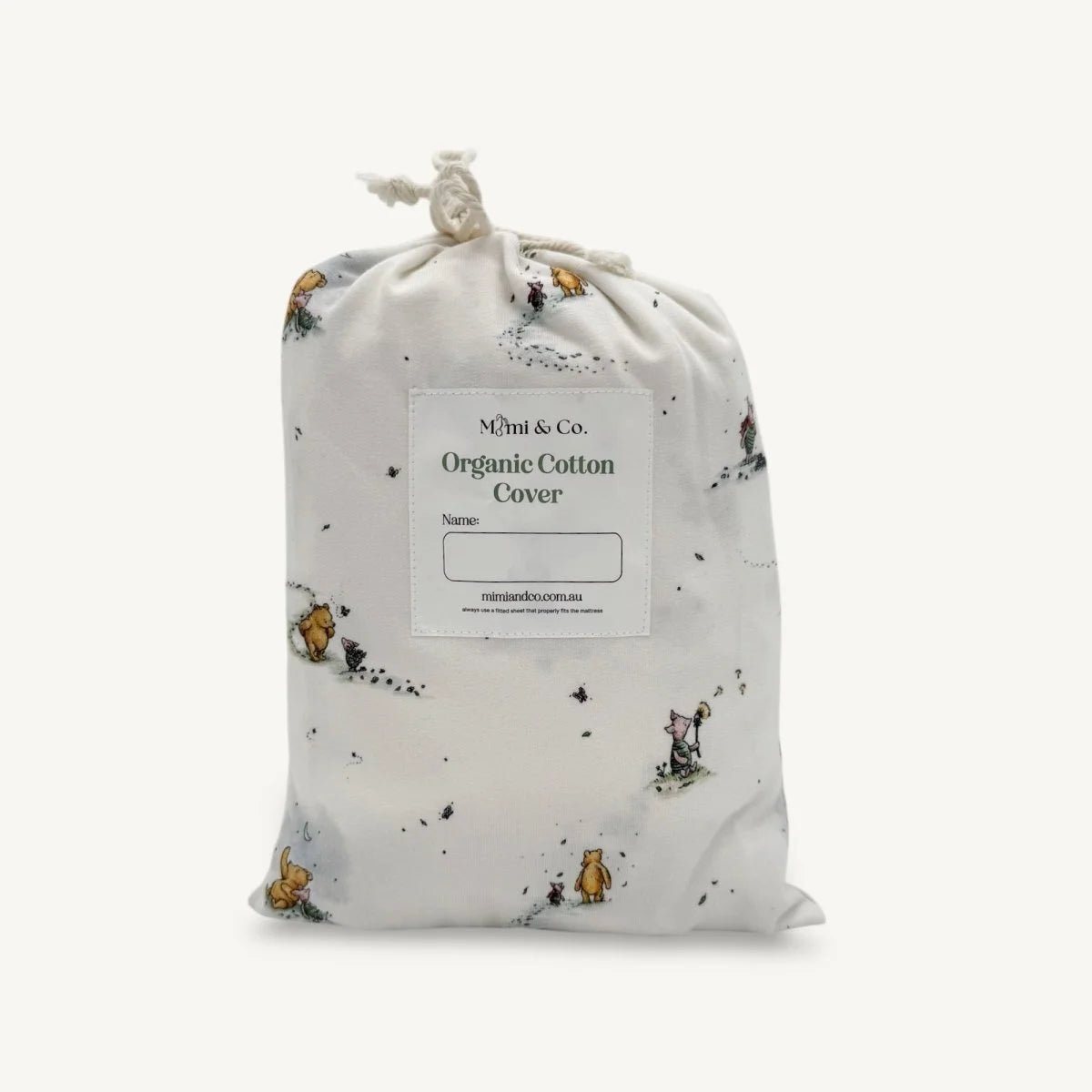 Organic Cotton Jersey Cot Sheet | Poo [PreOrder] - Mimi & Co