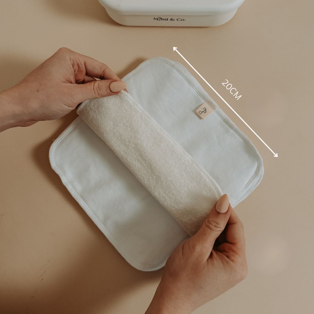 Organic Cotton Wipes [5 Pack] - Mimi & Co