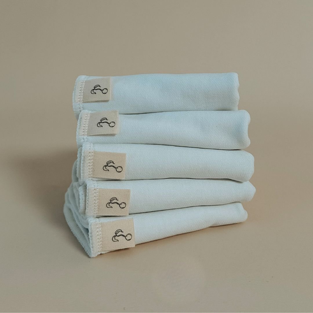 Organic Cotton Wipes [5 Pack] - Mimi & Co