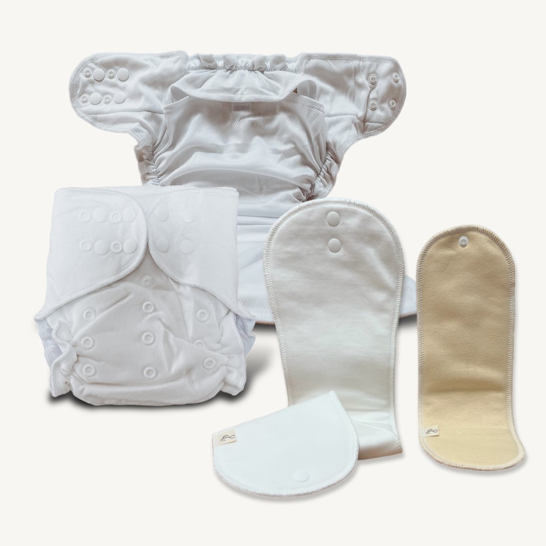 OSFM Bamboo Fitted Nappy + 2.0 Insert Set - Mimi & Co