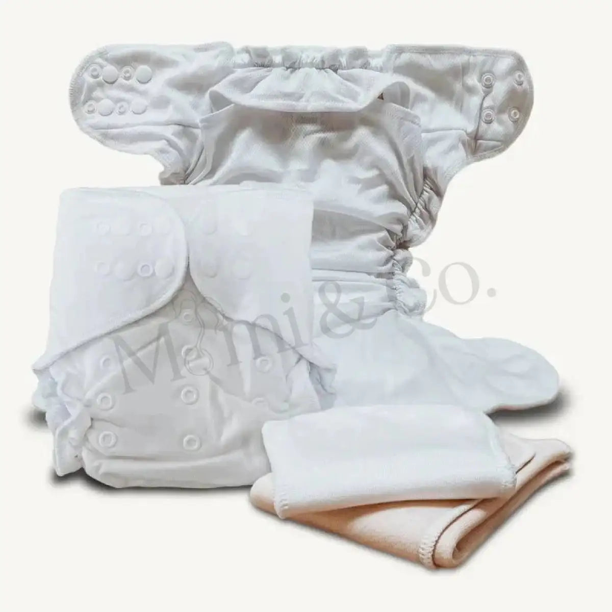 OSFM Bamboo Fitted + Wool Cover Night Bundle - Mimi & Co