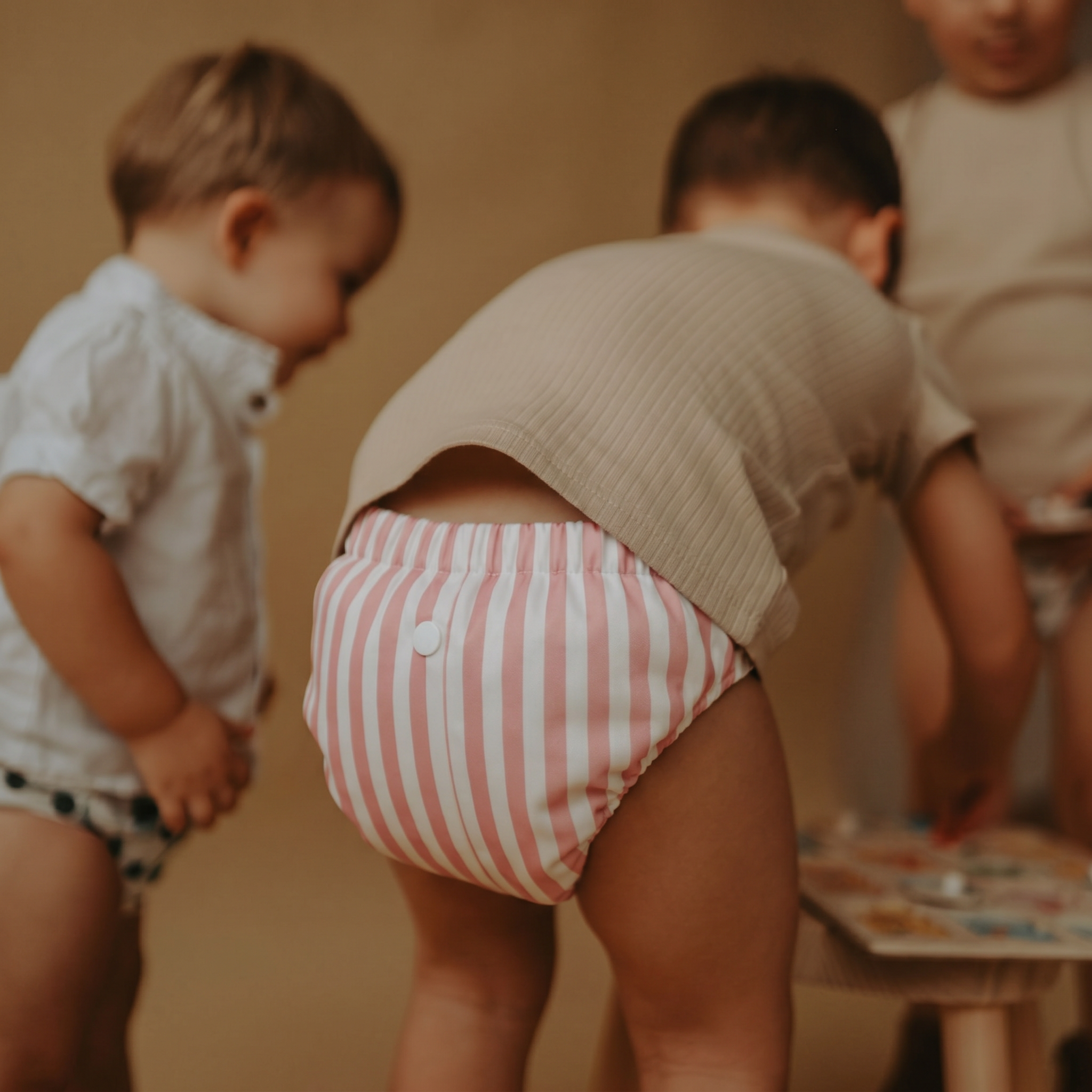 Pink Stripe 2.0 Mimi® Cloth Nappy