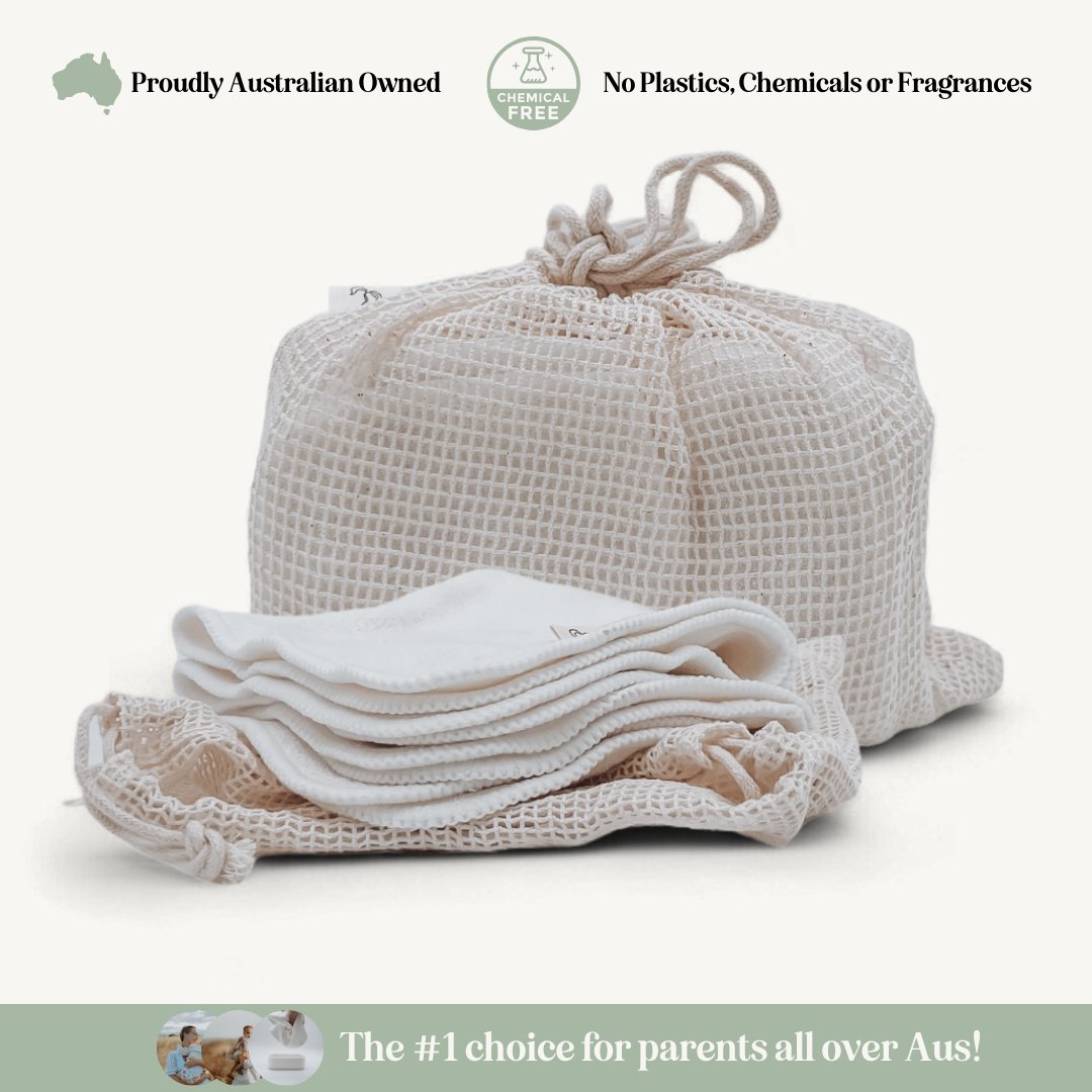 Reusable Bamboo Wipes [5 Pack] - Mimi & Co