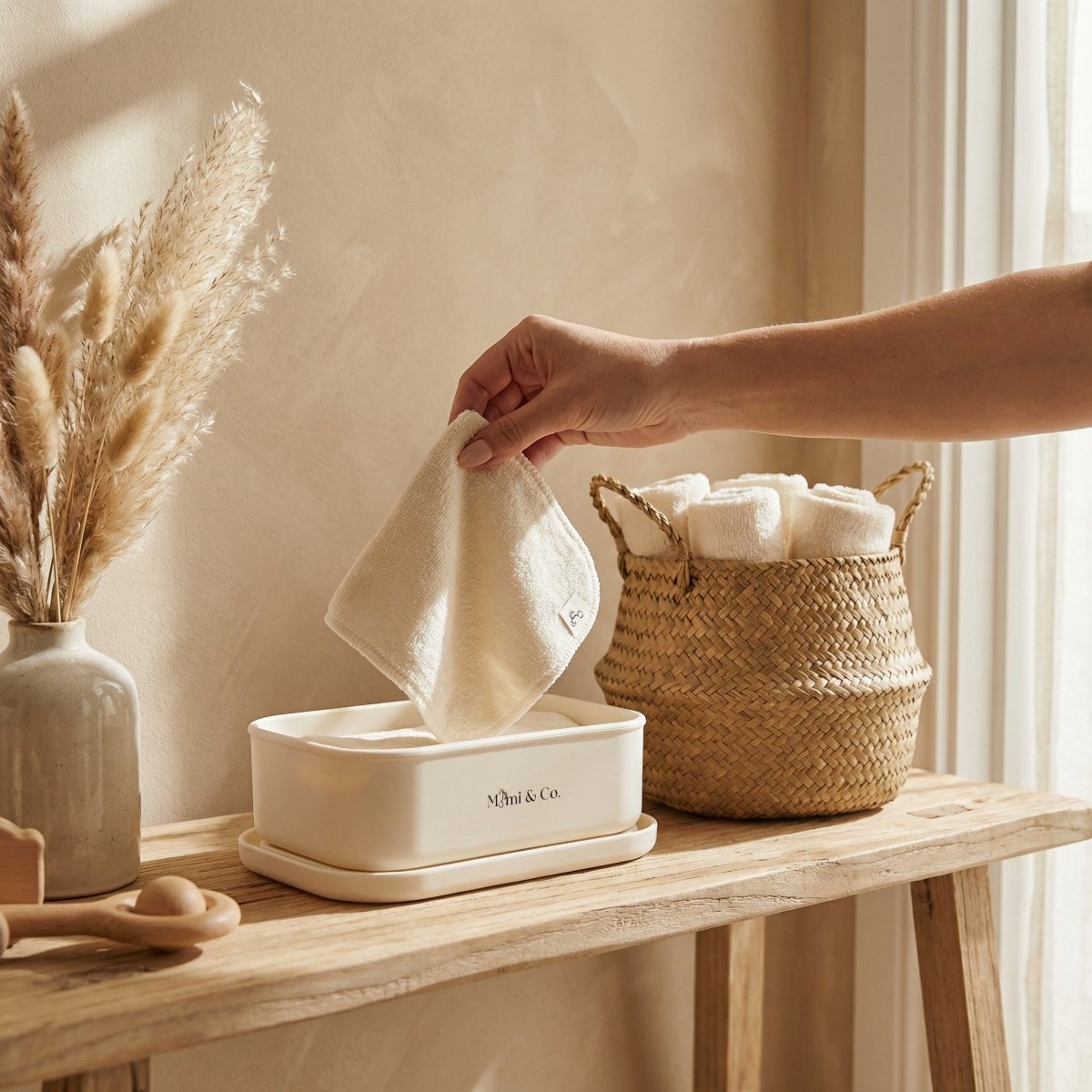 Reusable Wipes Container - Mimi & Co