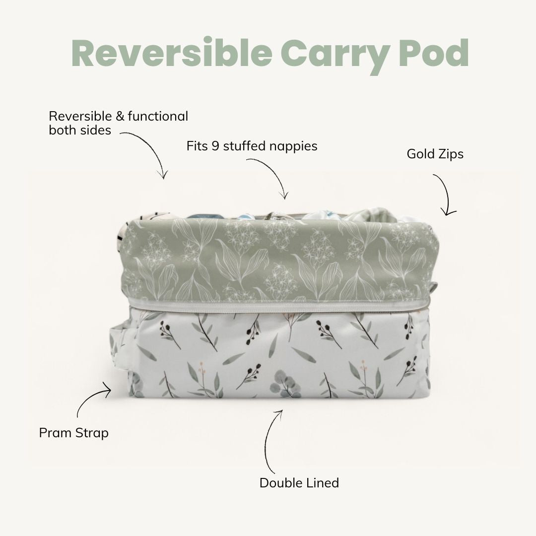 Reversible Nappy Pod | Bonnie - Mimi & Co