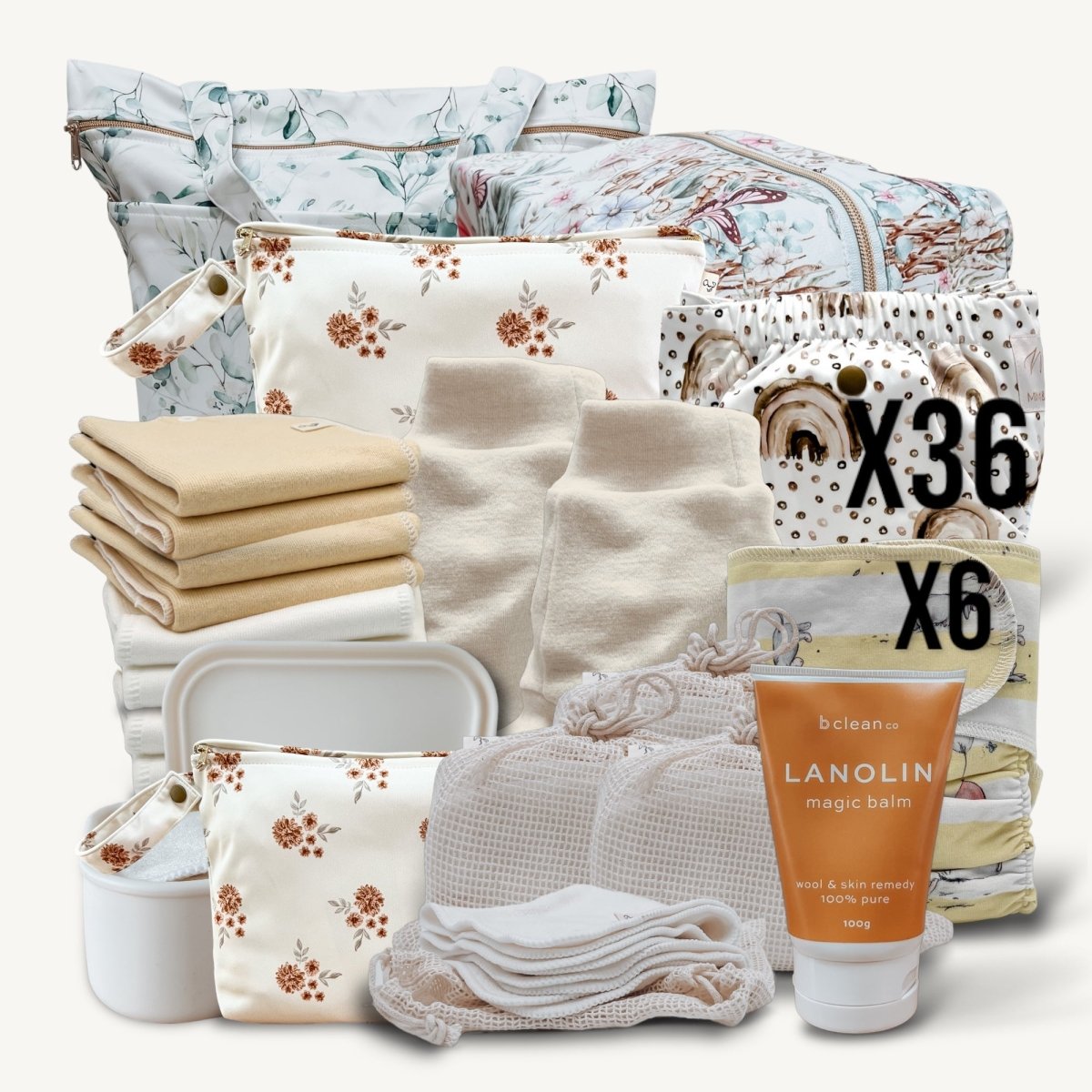 The Ultimate Full Time Stash [Preflat Night Nappies] - Mimi & Co