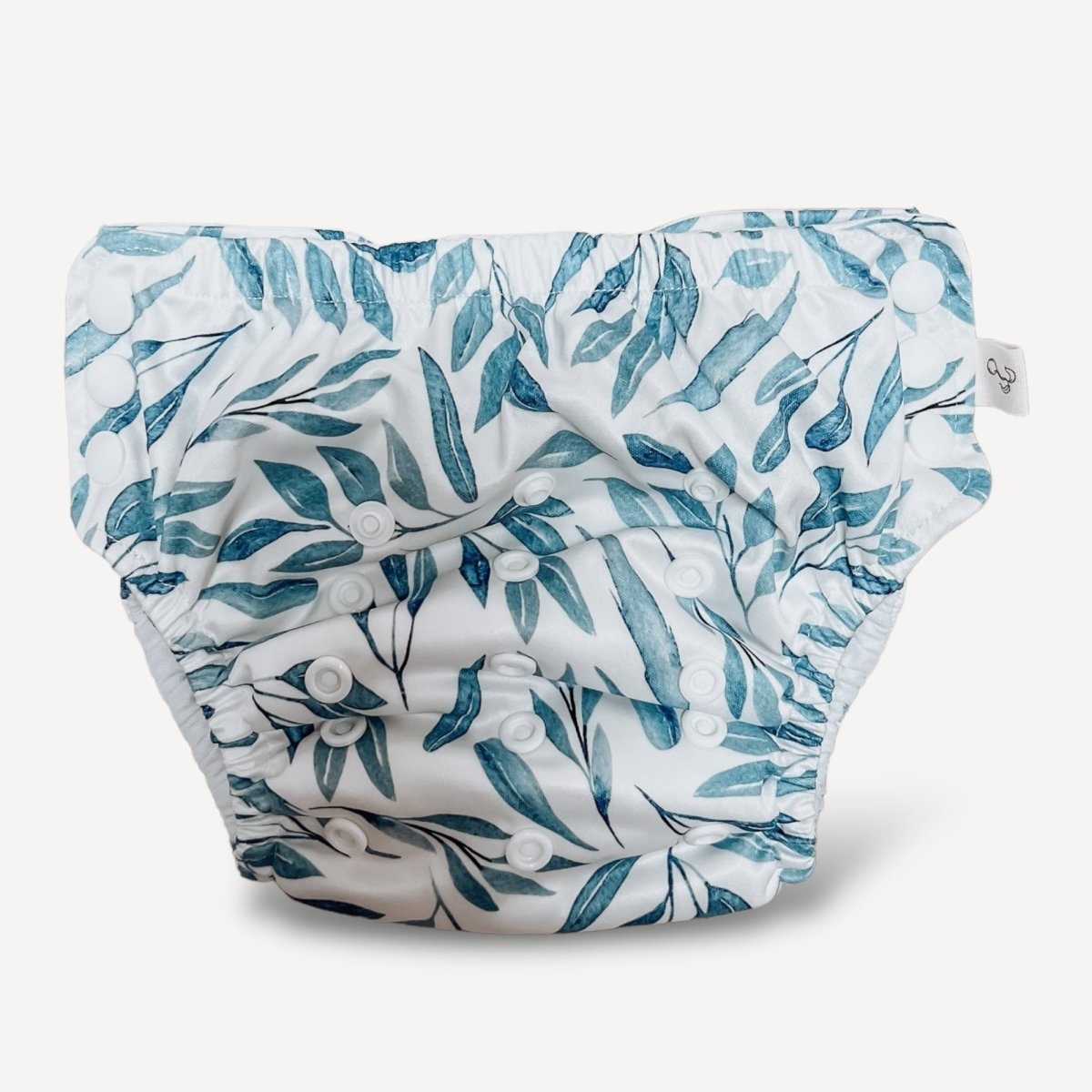 TinyTransition™ Training Pants | Blue Leaves - Mimi & Co