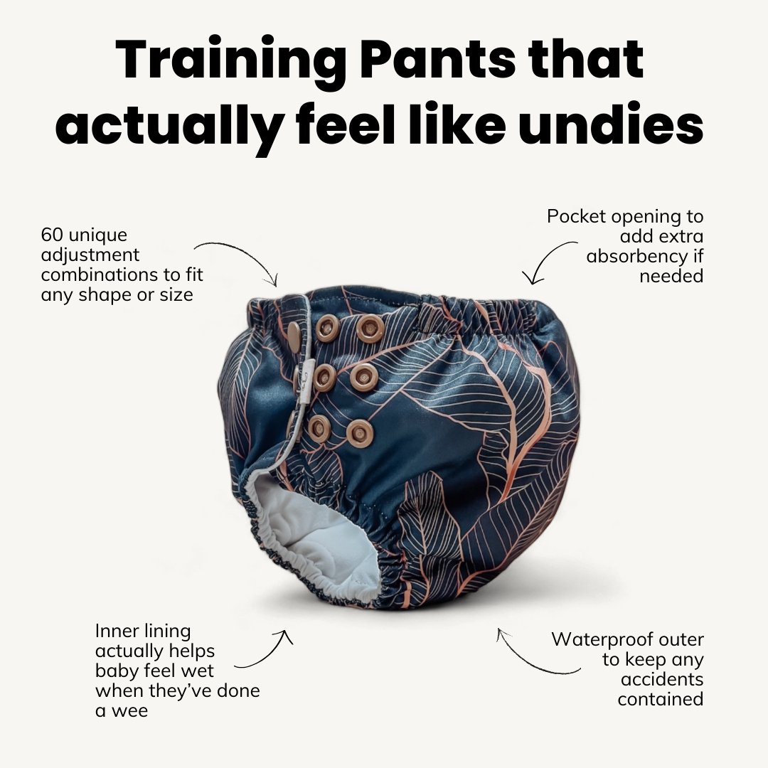 TinyTransition™ Training Pants | Burnside - Mimi & Co