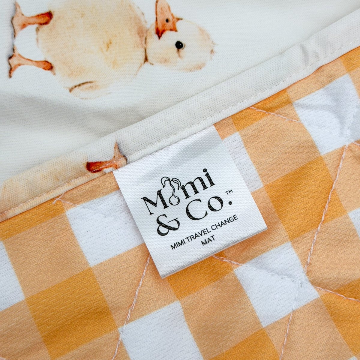 Travel Bamboo Change Mat | Baby Duck - Mimi & Co