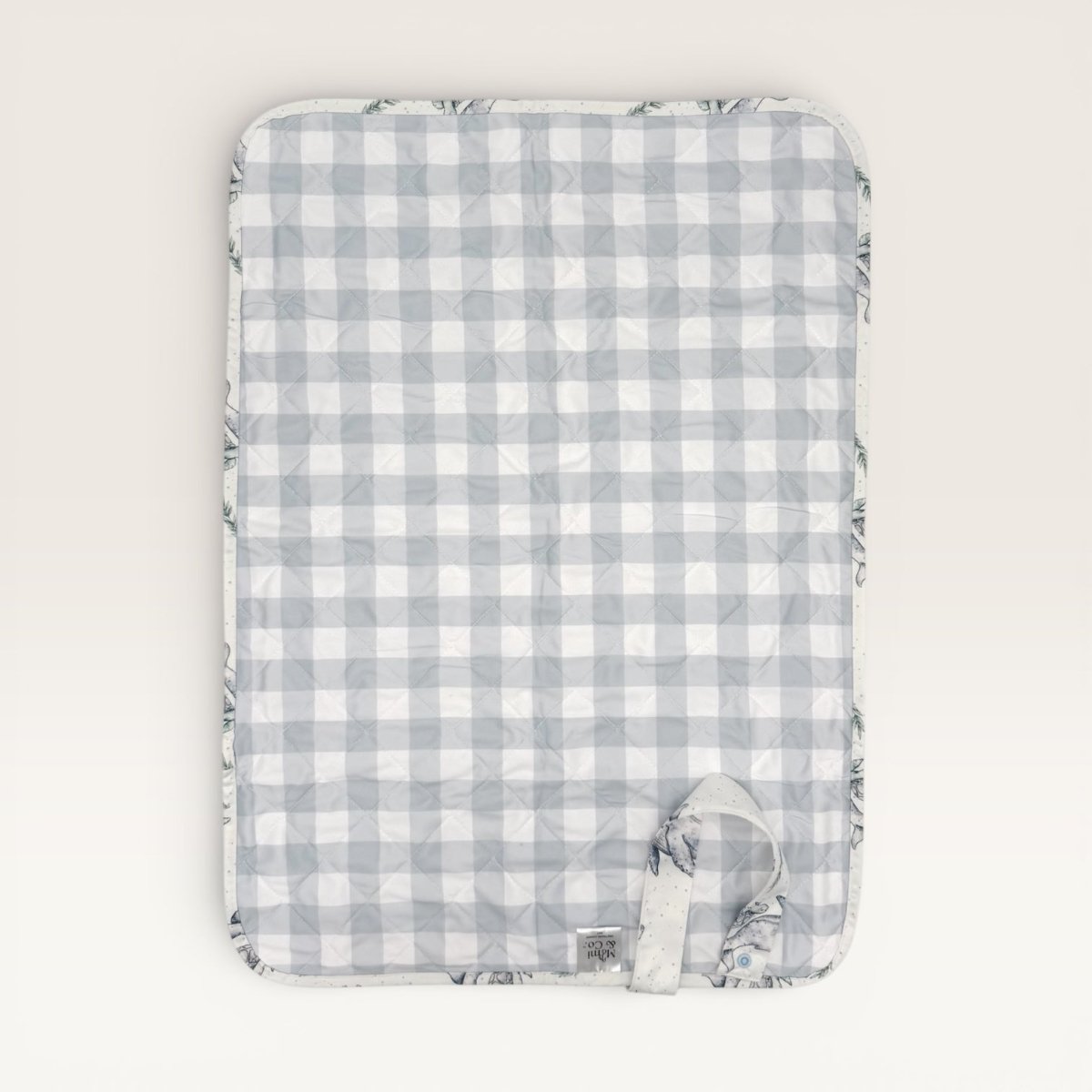 Travel Bamboo Change Mat | Whales - Mimi & Co