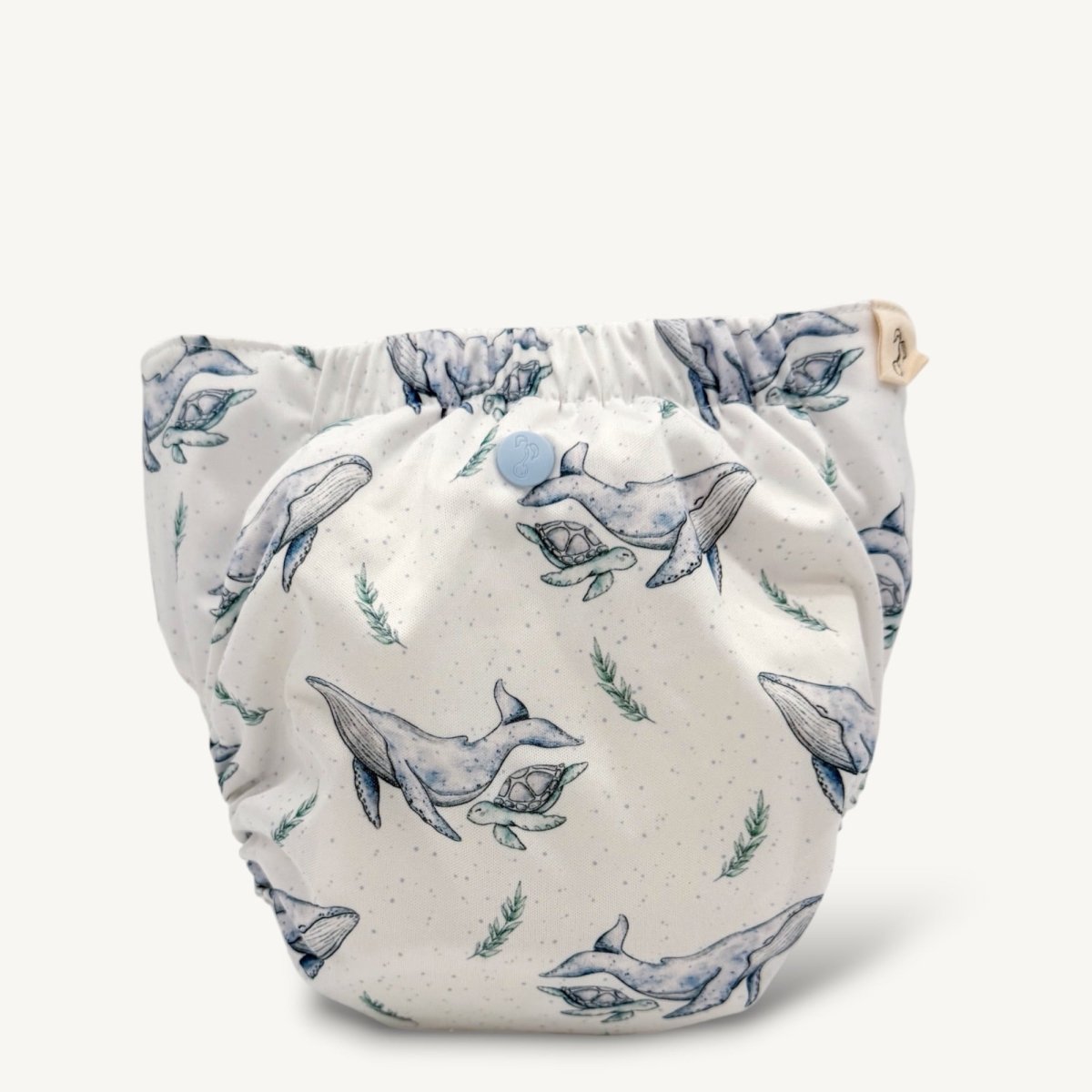 Whale XL Mimi® Cloth Nappy - Mimi & Co