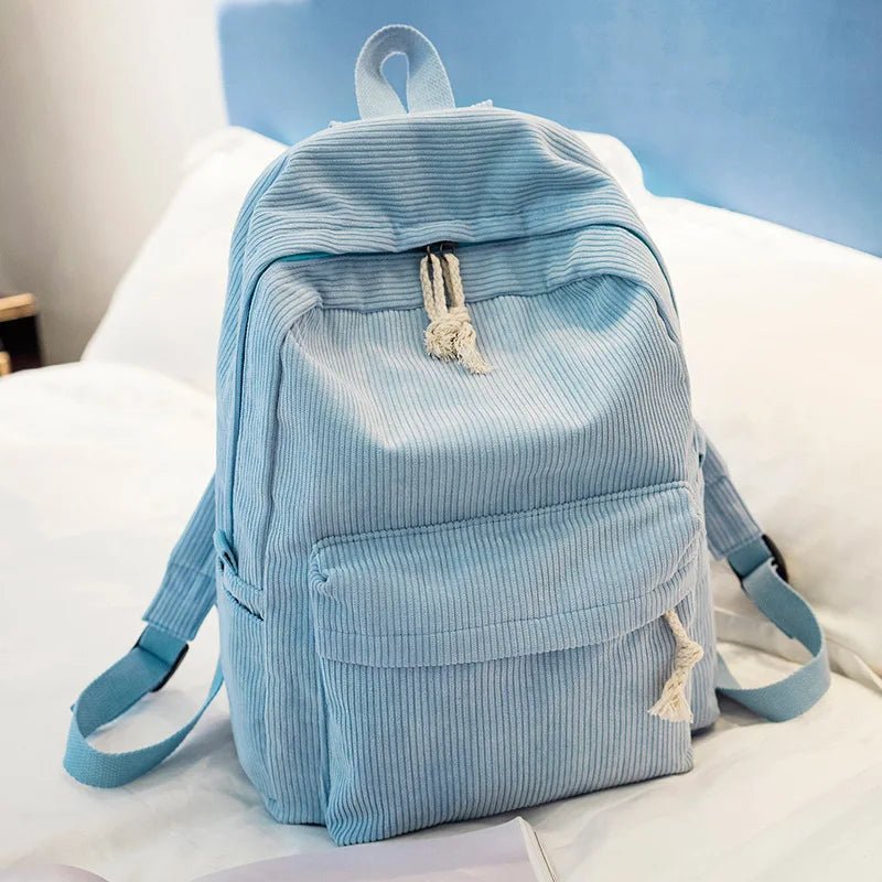 Corduroy Personalised Backpack - Mimi & Co