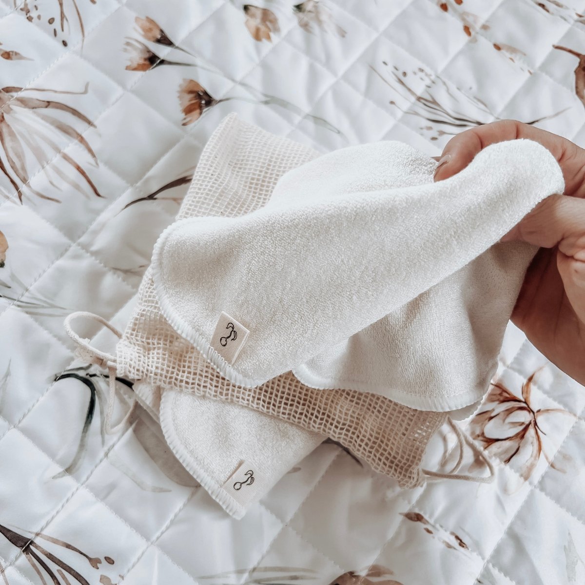 Reusable Bamboo Wipes [5 Pack] - Mimi & Co