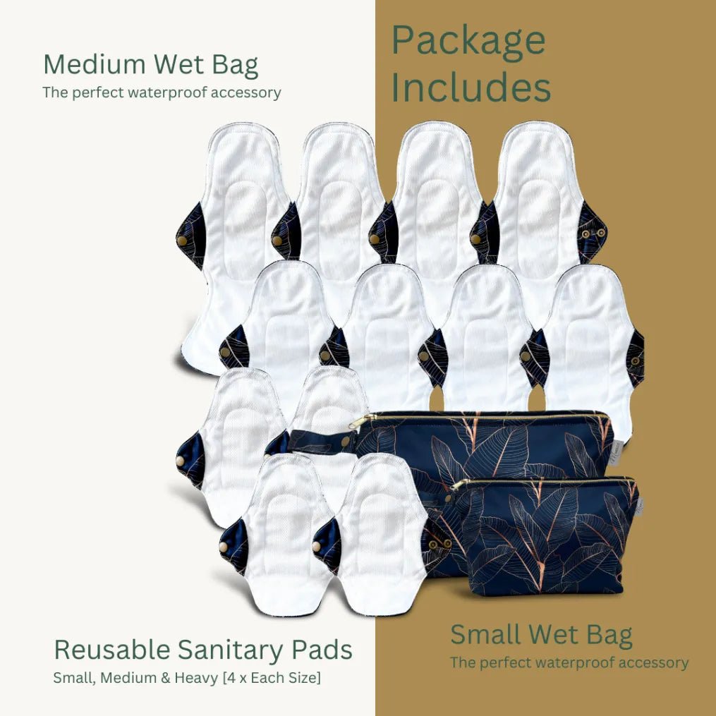 Reusable Sanitary Pads | Full-Time Mixed Pack - Mimi & Co
